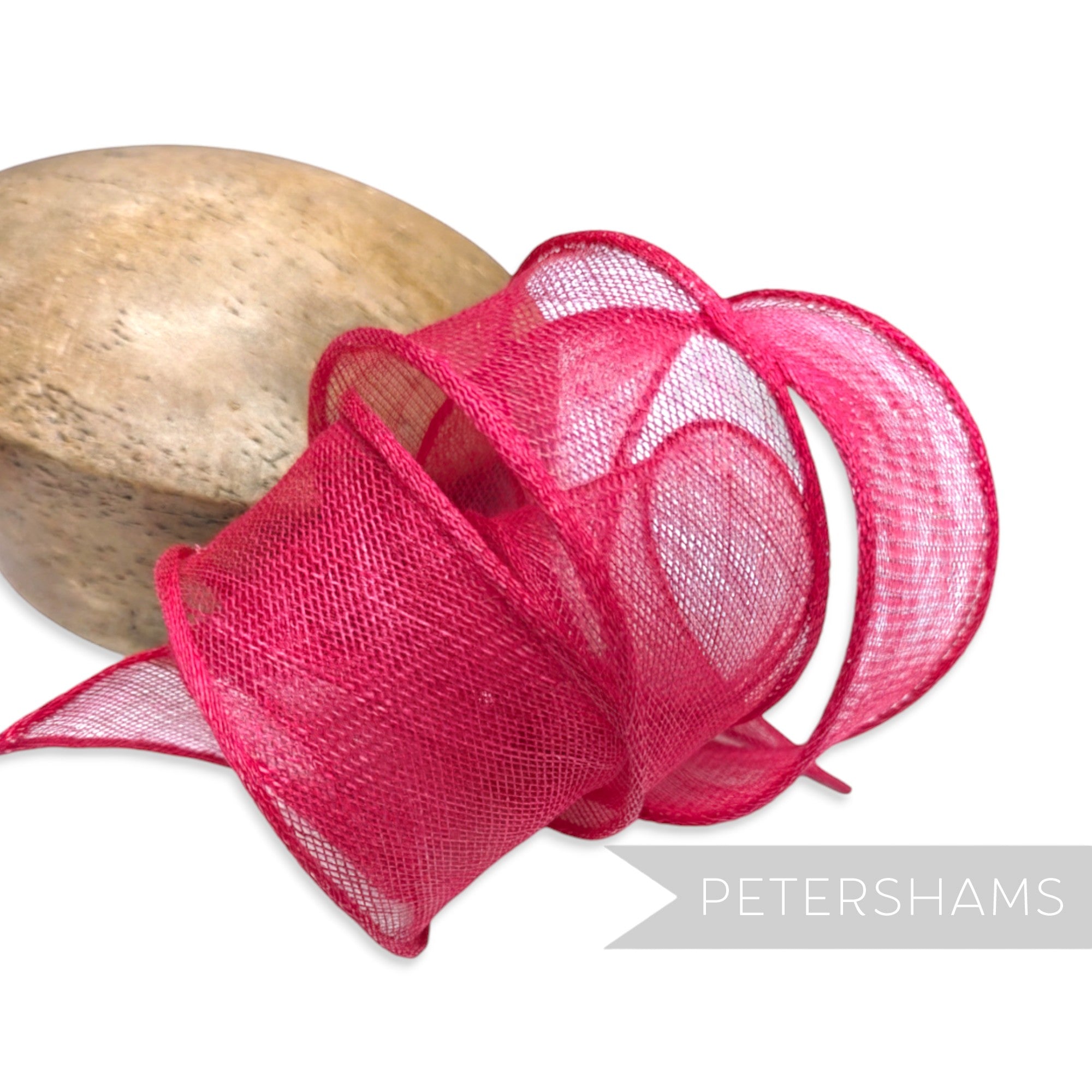 Hand Rolled Sinamay Ribbon Trim