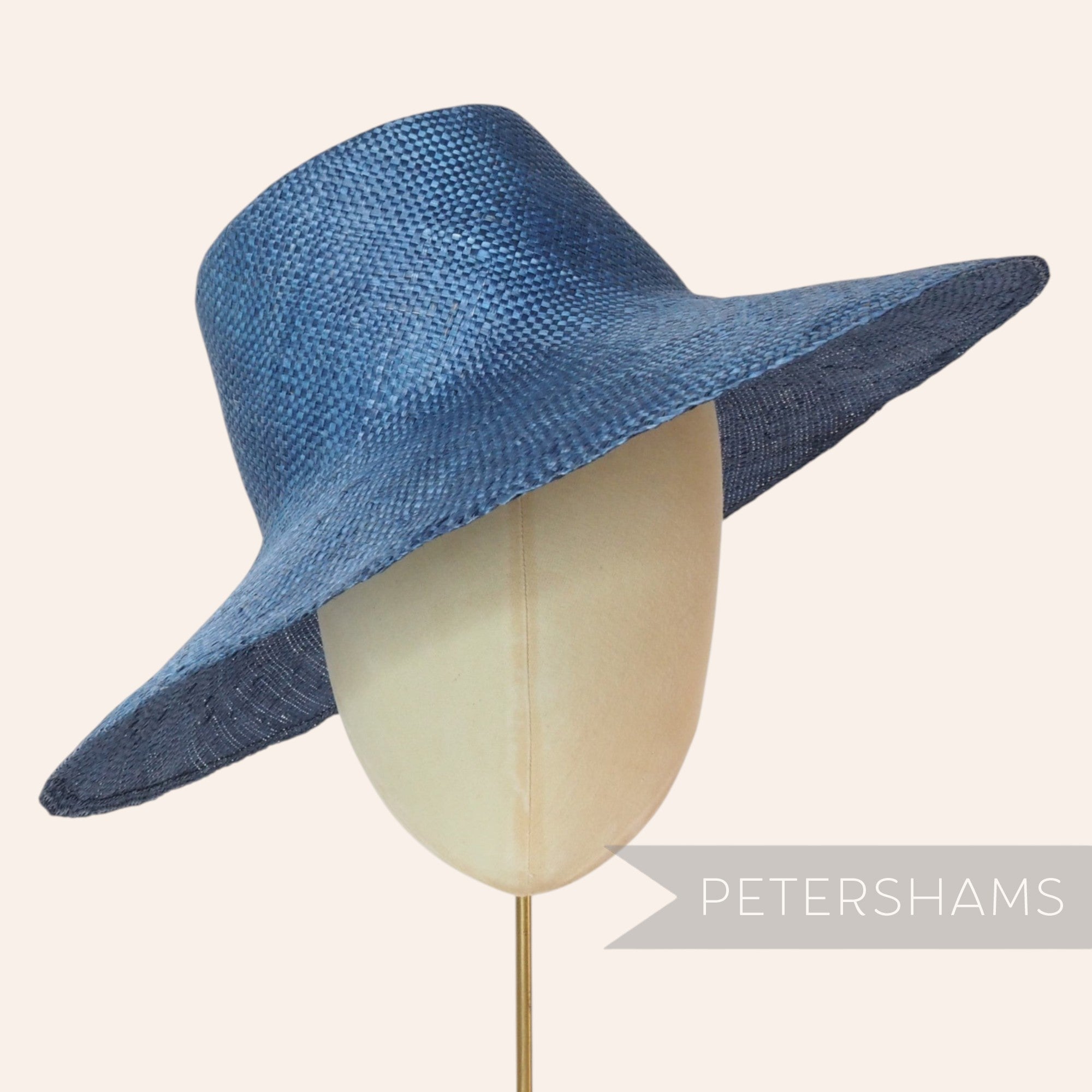 Ramie 1x1 Weave Straw Capeline Hat Body - 11"