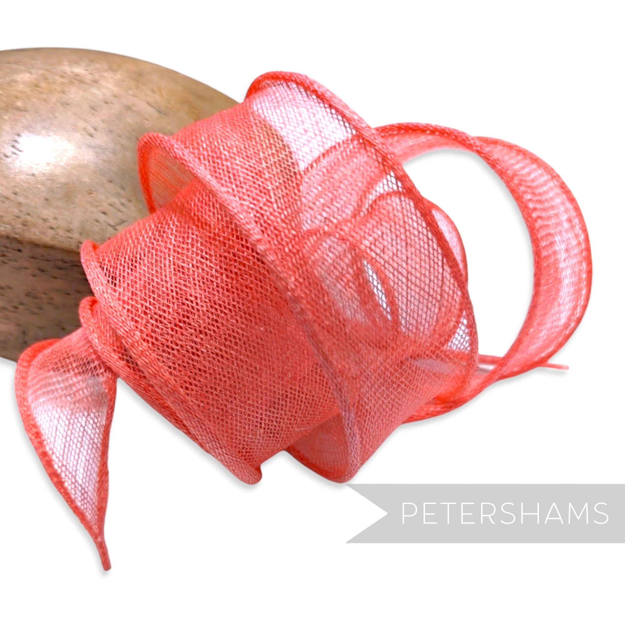 Hand Rolled Sinamay Ribbon Trim