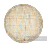 Metallic Lurex 13.5cm Round Sinamay Hat Base
