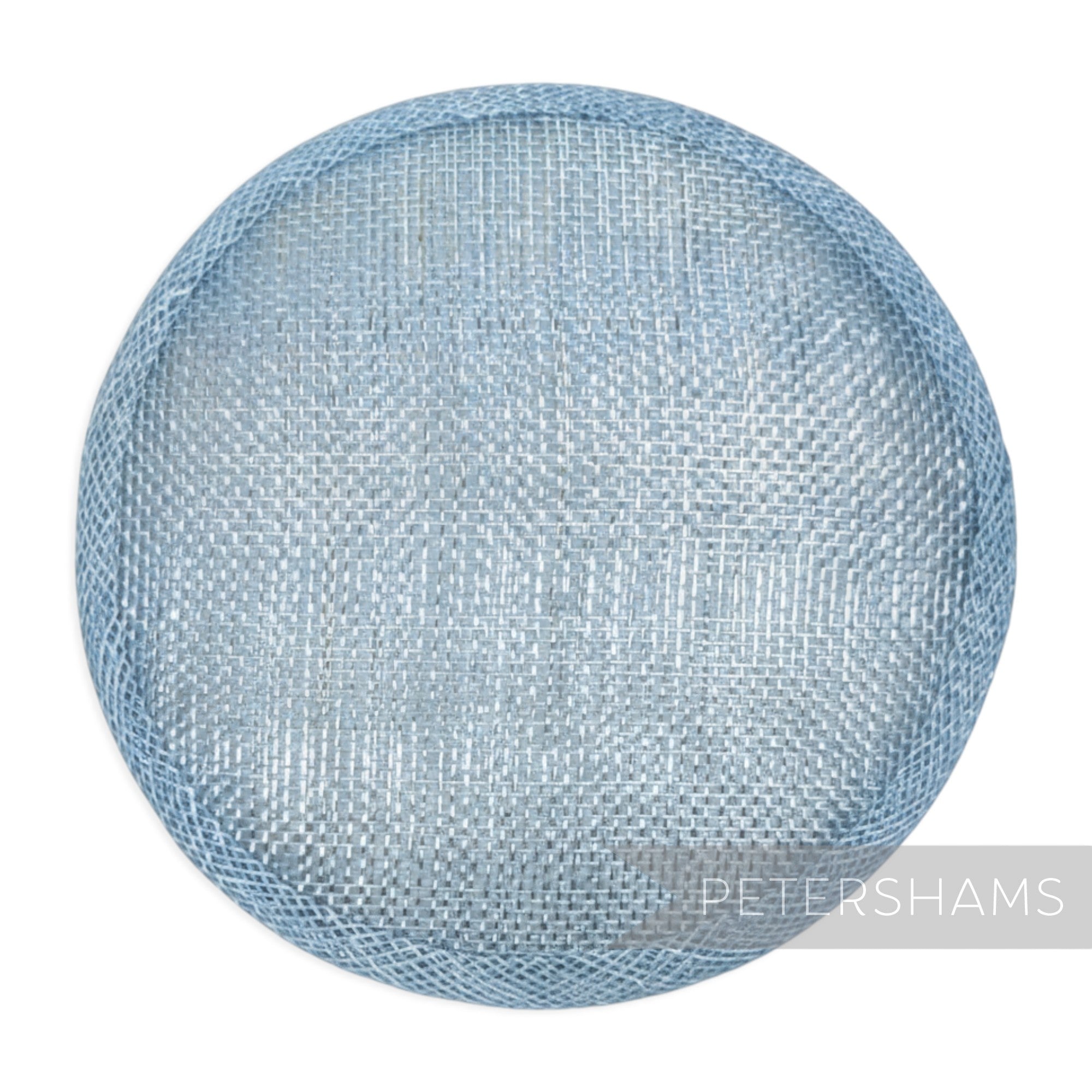 Metallic Lurex 13.5cm Round Sinamay Hat Base