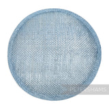 Metallic Lurex 13.5cm Round Sinamay Hat Base