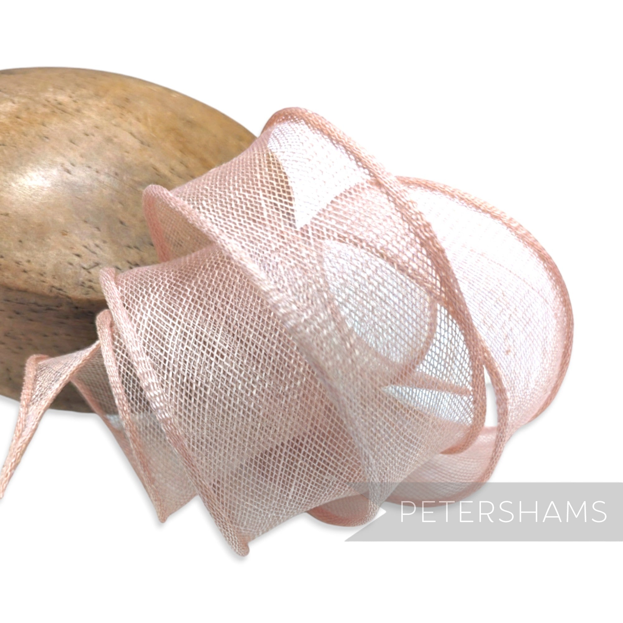 Hand Rolled Sinamay Ribbon Trim