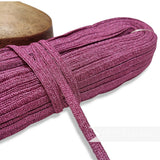 Petershams Millinery Supplies 10mm sparkly purple lurex threaded crinoline hat braid in a full 80m hank