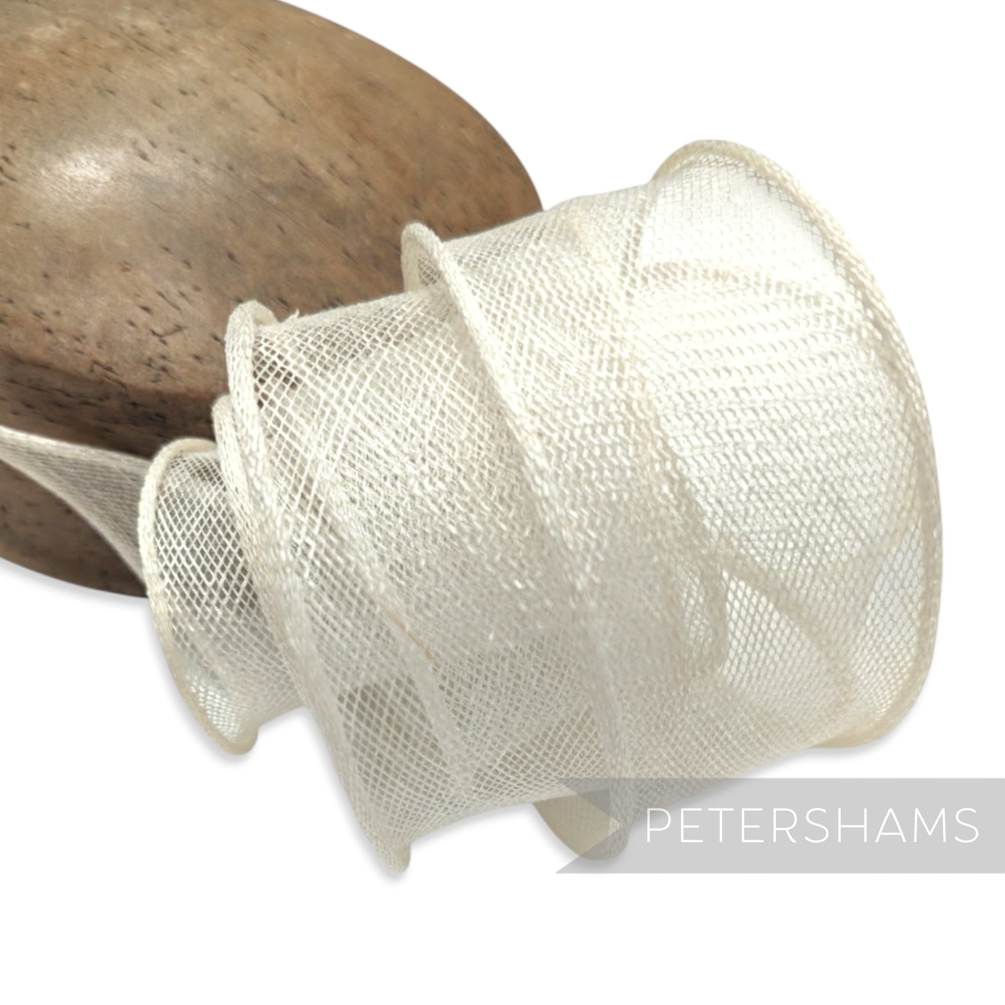 Hand Rolled Sinamay Ribbon Trim