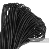 Petershams Millinery Supplies black 4mm tube crinoline trim, ideal for hat making and decorative accents.
