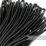 Petershams Millinery Supplies black 6mm tube crin netting, ideal for hat making and trims.