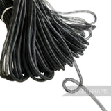 Petershams black 6mm tube millinery crin, a mesh-like trim for hat making and embellishments.