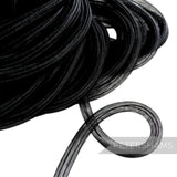 Petershams black 8mm tube millinery crin netting, ideal for hat making and trims.