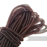 Petershams brown 8mm tube millinery crinoline netting, ideal for hat making and trims.