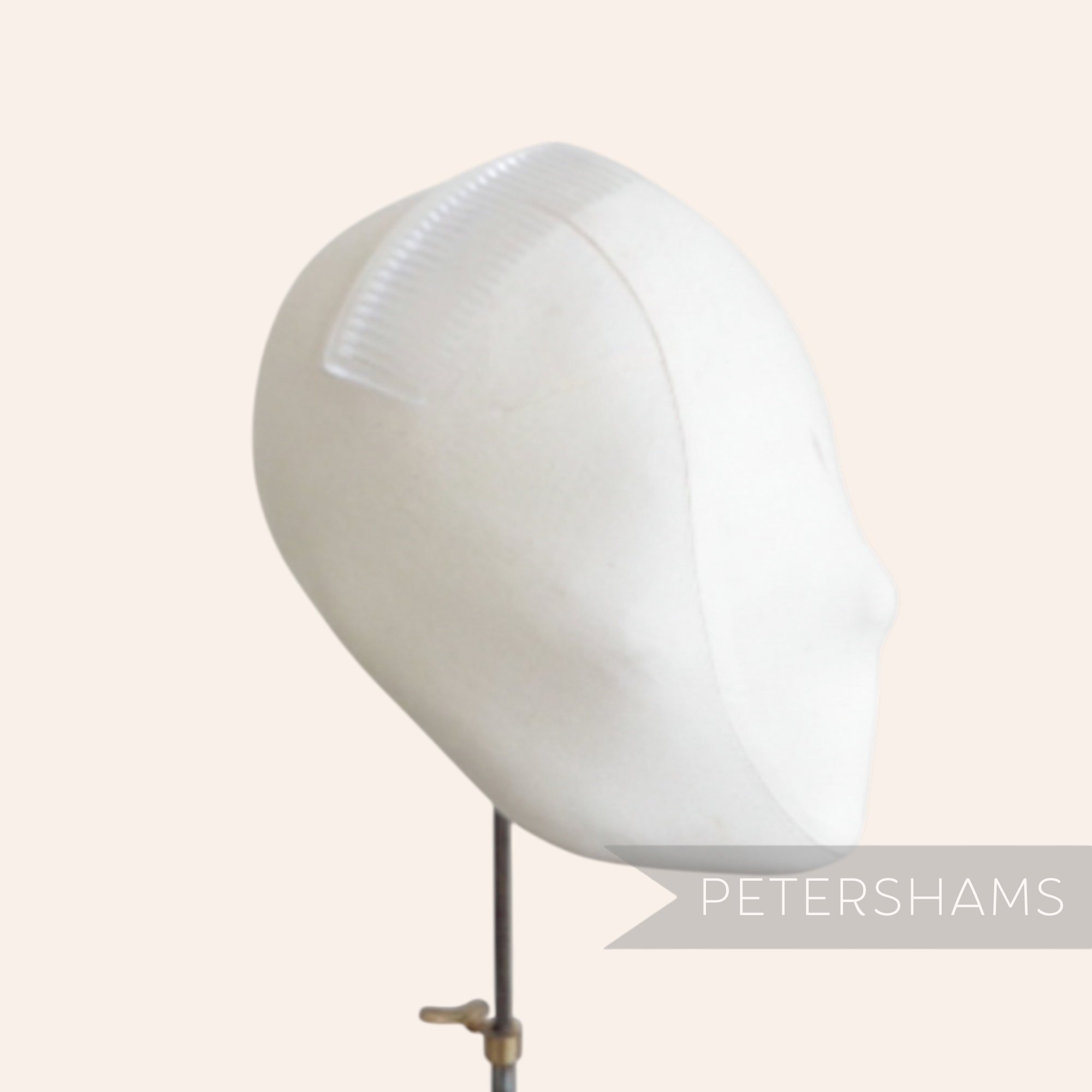 Petershams Millinery Supplies clear plastic hair comb, 9.5cm wide, ideal for hat making and fascinators.