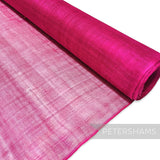 Petershams Millinery Supplies fuchsia pink sinamay fabric, 1/2 metre length, ideal for hat making and fascinators.