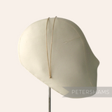 Petershams Millinery Supplies gold plated metal double band headband base for tiara making.