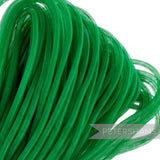Petershams green 6mm tube millinery crin netting, ideal for hat making and trims.