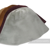 Petershams Millinery Supplies light grey velour fur felt cone hat body with smooth finish, made in Europe.