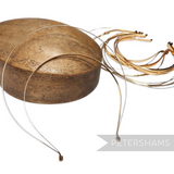 Petershams Millinery Supplies gold and silver halo crown metal headband frames with rounded end cups.