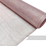 Petershams Millinery Supplies champagne sinamay fabric, 1/2 metre roll. Lightweight, woven natural fibres for hat making and fascinators.