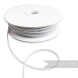 Petershams Millinery Supplies 2.5mm tubular crinoline in light grey, perfect for headbands and graphic shapes.