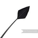 Petershams Millinery Supplies black arrowhead turkey quill feather for hat and fascinator decoration