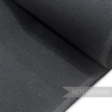 Petershams Millinery Supplies black double sided and double stiffened cotton buckram fabric for hat blocking