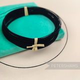 Petershams Millinery Supplies 0.4mm black cotton covered steel wire coiled