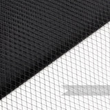 Petershams Millinery Supplies black fine weave veiling with 5mm diamond pattern and scalloped edge
