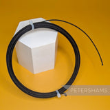 Petershams Millinery Supplies 1.6mm black cotton covered millinery wire on a 10m reel for hat making