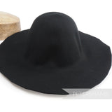 Petershams Millinery Supplies black wool felt capeline hat body