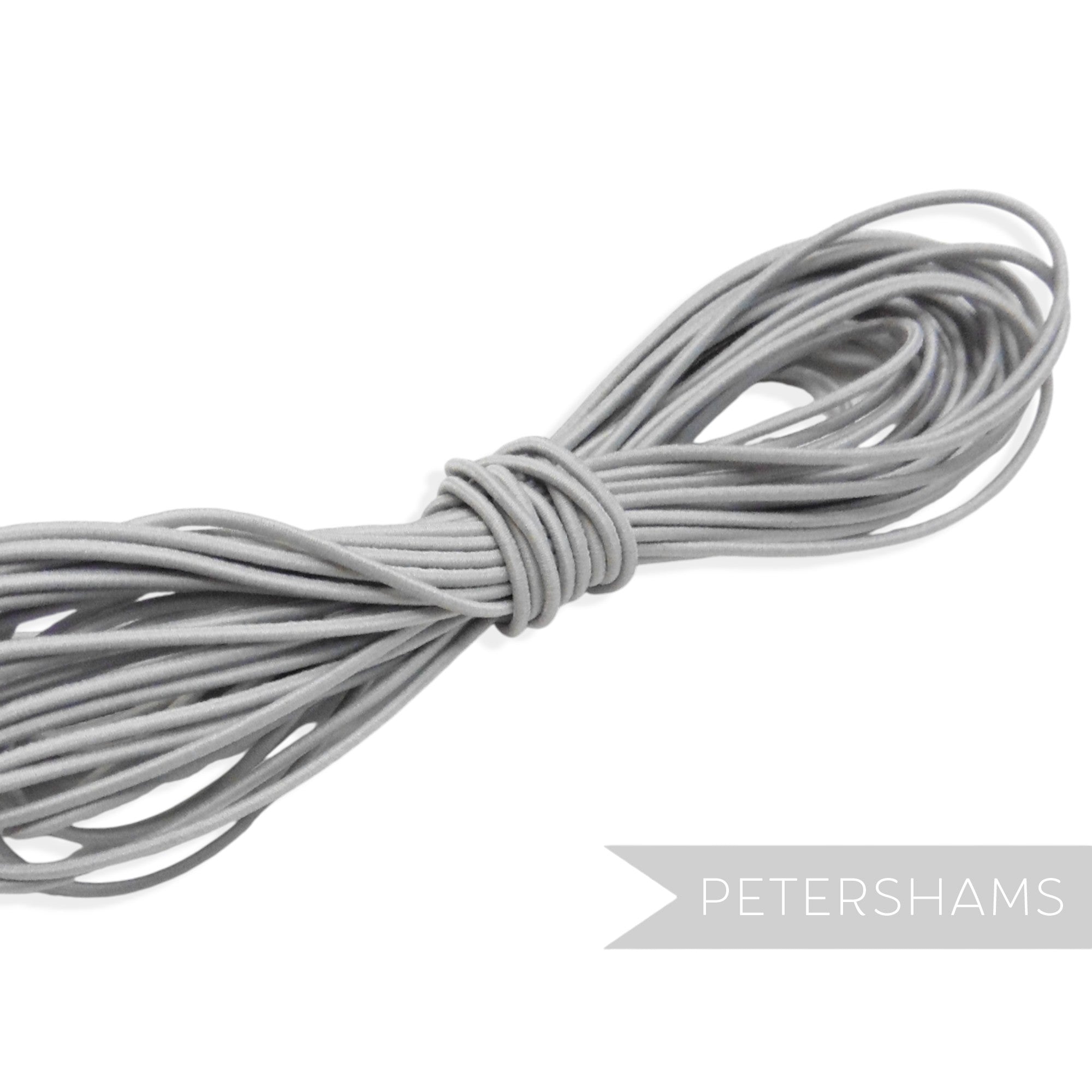 Petershams Millinery Supplies 1.5mm blonde round hat elastic for securing fascinators and headwear
