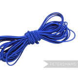 Petershams Millinery Supplies 1.5mm round blue hat elastic for securing fascinators and headpieces