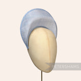 Petershams Millinery Supplies powder blue sinamay halo crown fascinator hat base