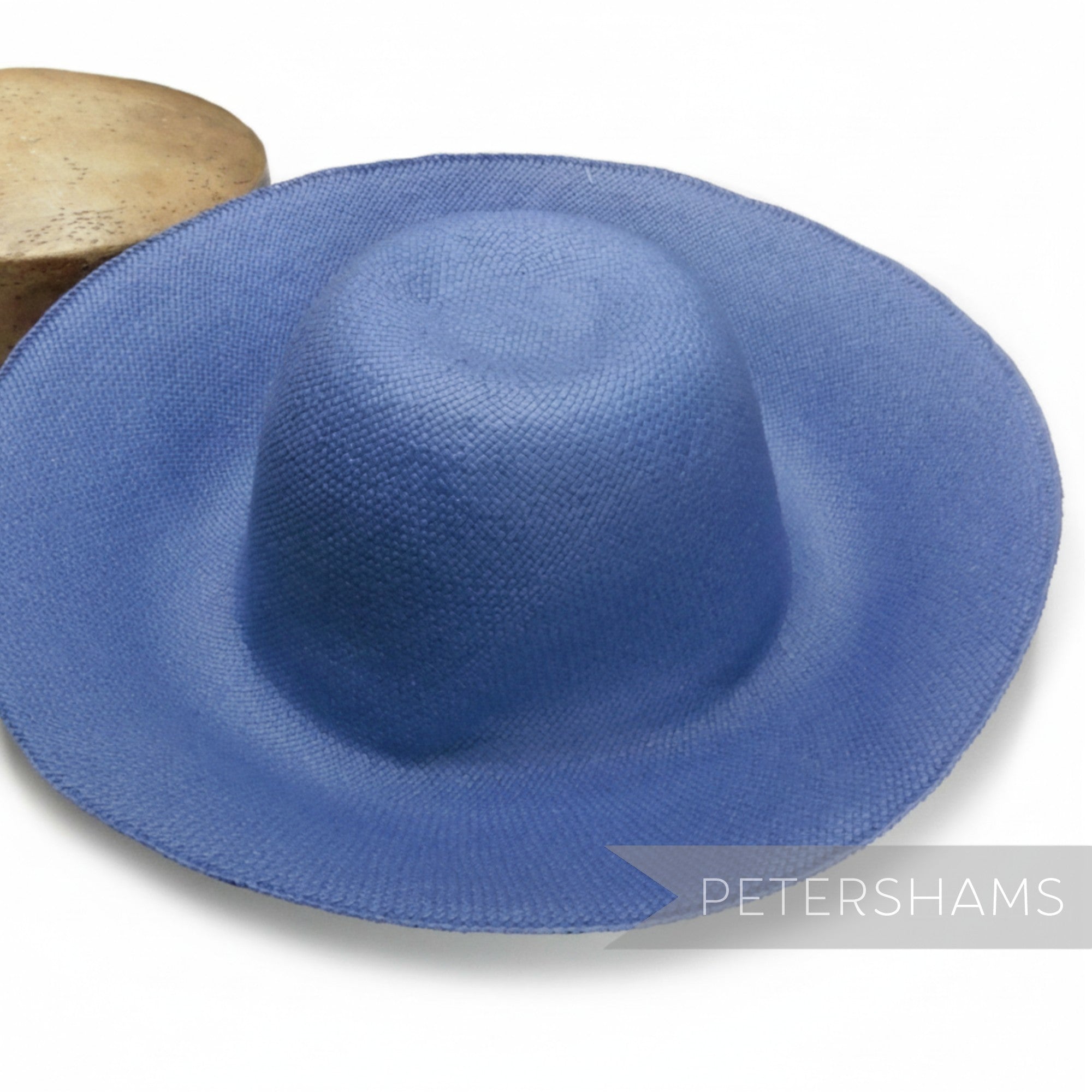 Petershams Millinery Supplies country blue smooth Toyo paper capeline hat body for DIY hat making