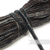 Petershams Millinery Supplies 15mm brown chenille threaded crin braid for hat making and millinery trim