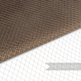 Petershams Millinery Supplies vintage mocha fine weave nylon veiling with small diamond pattern for millinery projects
