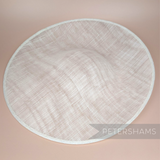 Petershams Millinery Supplies Catherine XL sloped circular sinamay fascinator hat base