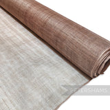 Petershams Millinery Supplies champagne sinamay fabric, 1/2 metre length, lightweight and mouldable for hat making and fascinators.