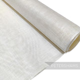 Petershams Millinery Supplies champagne sinamay fabric, 1/2 metre length, woven from natural fibres for hat making.