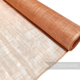 Petershams Millinery Supplies champagne sinamay fabric, 1/2 metre length. Lightweight, machine-woven, natural fibre for hat making and fascinators.