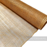 Petershams Millinery Supplies champagne sinamay fabric, a woven natural fibre material ideal for hat making and fascinators.