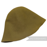 Petershams Millinery Supplies extra large chartreuse green combed wool felt hat body for millinery and hat making