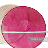 Petershams Millinery Supplies extreme cartwheel sinamay fascinator hat base