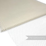 Petershams Millinery Supplies fine weave veiling with 5mm diamonds and scalloped edge for wedding veils and hats