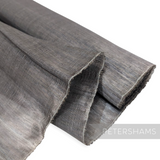 Petershams Millinery Supplies extra wide grey polyester abaca fabric with a subtle sheen for millinery and bows