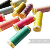 Petershams Millinery Supplies Gutermann Sew-All polyester thread spools in assorted vibrant colours for sewing