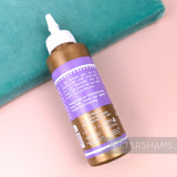 Petershams Millinery Supplies Hi-Tack permanent fabric glue bottle in gold with purple label