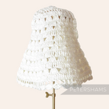 Petershams Millinery Supplies vintage 1970s ivory laminated raffia crochet flare hat body