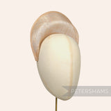 Petershams Millinery Supplies beige sinamay halo crown fascinator hat base