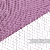 Petershams Millinery Supplies vintage mauve nylon veiling with small diamond pattern for birdcage veils