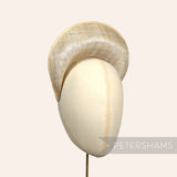 Petershams Millinery Supplies metallic lurex sinamay halo crown fascinator hat base