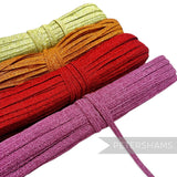Petershams Millinery Supplies 10mm metallic lurex hat braid in assorted sparkly colours with a zig-zag texture